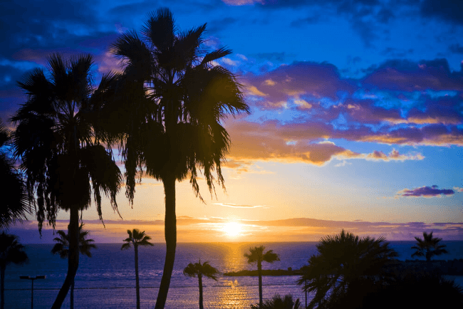 Solnedgang på Gran Canaria