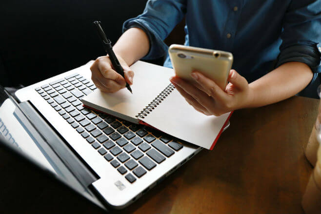 smartphone computer laan