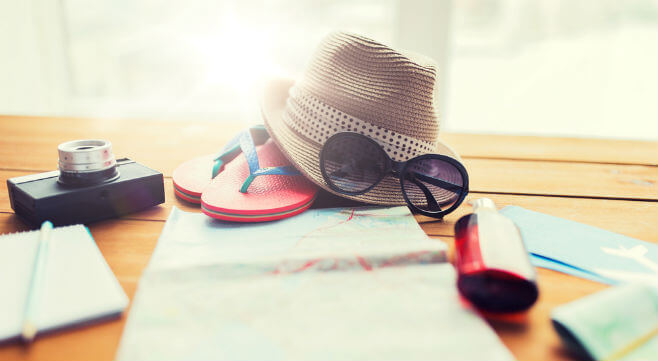 dokumenter hat sandaler ferie